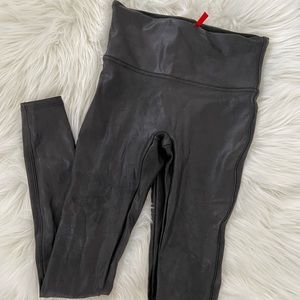 Spank Faux Leather Leggings